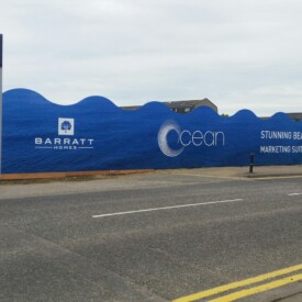 Apartment block vinyl wrap